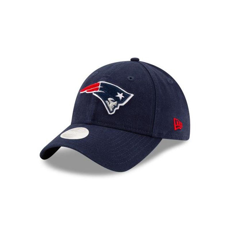 NFL New England Patriots Womens Core Classic 9Twenty Adjustable (KXF2264) - Blue New Era Caps